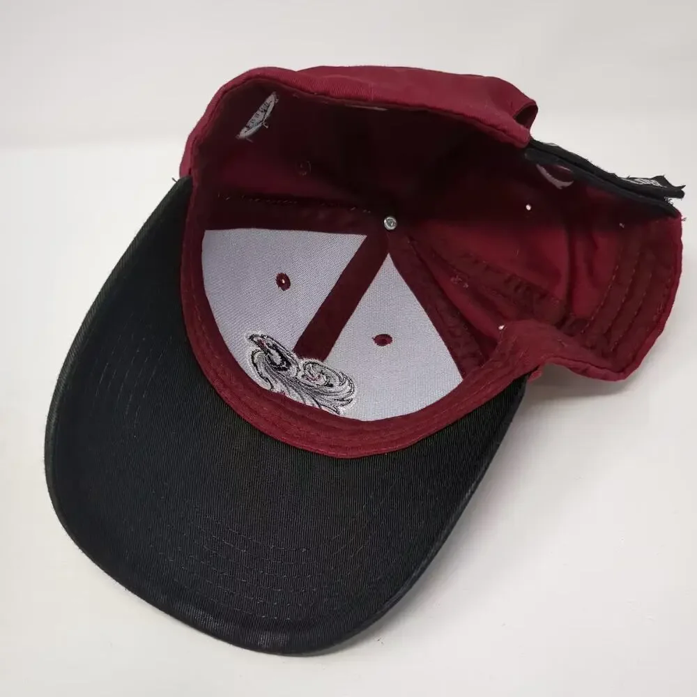 South Carolina Gamecocks NCAA Baseball Cap Red Black OS Season Ticket Holder